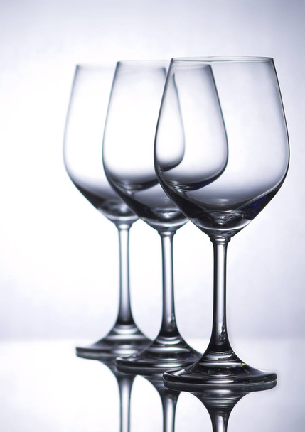 Big Wine Glasses and Decanter  - Foto, Bild