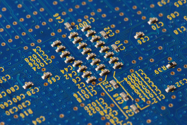 close up of a circuit board - Foto, Imagen