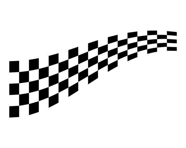 Bandiera da corsa Design Concepts Icon. Velocità Bandiera Design semplice Illustrazione Vettore. Simbolo icona
 - Vettoriali, immagini