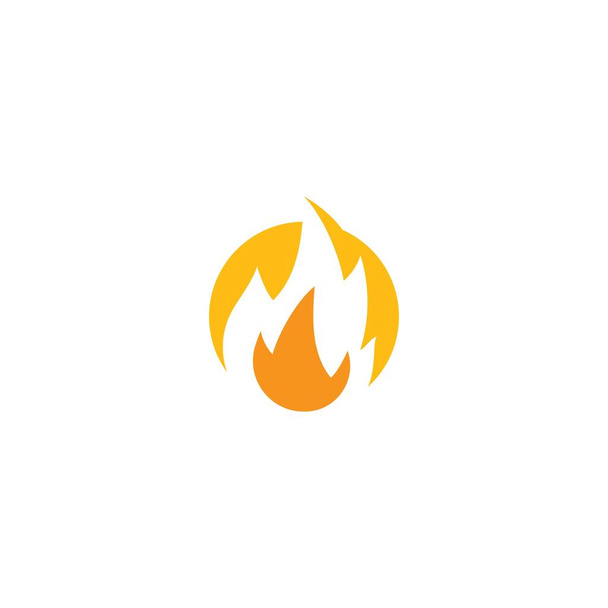 Logo der Feuerflamme - Vektor, Bild