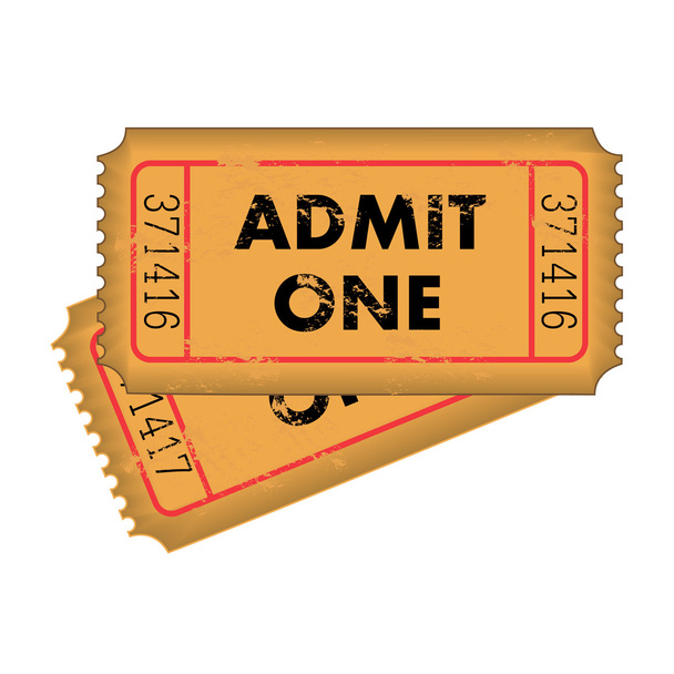 Oldtimer-Tickets - Vektor, Bild