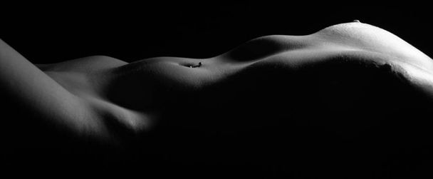 Nude woman, studio portrait - Фото, зображення