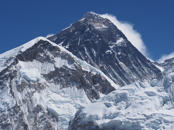 Mount Everest látható Kala Patthar Nepálban - Fotó, kép