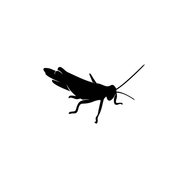 Grasshopper Logo Design Vector Illustration. Plantilla de diseño de saltamontes
 - Vector, imagen