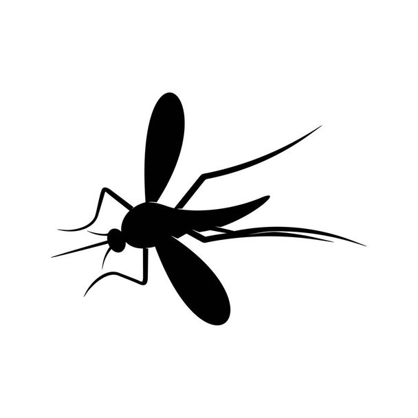 Mosquito Logo Design Vector Illustration. Mosquito Design Template - Vector, Image