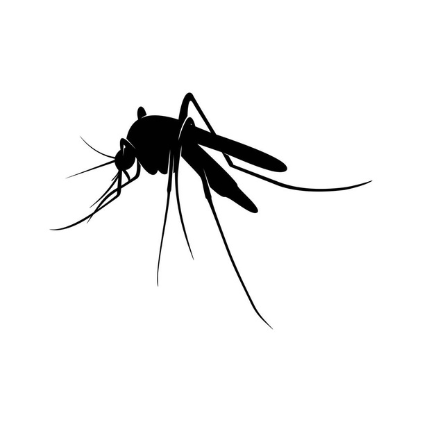 Ilustración vectorial del diseño del logotipo del mosquito. Plantilla de diseño de mosquitos
 - Vector, imagen