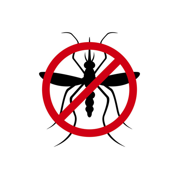 Illustration vectorielle de conception de logo de moustique. Modèle de conception de moustique
 - Vecteur, image