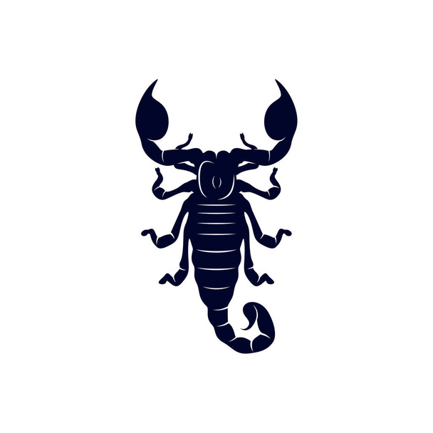 Skorpió logó vektor, vektorkép a tetováláshoz, szimbólum vagy logó, illusztrációs sablon - Vektor, kép