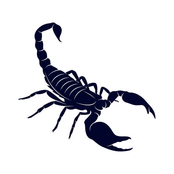 Scorpion Logo Vector, zdjęcie wektorowe tatuażu, symbol lub logo, Szablon ilustracji - Wektor, obraz