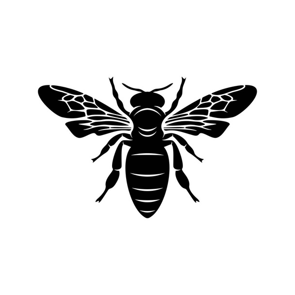 Biene Logo Design Vektor. Symbolsymbol. Vorlagenillustration - Vektor, Bild