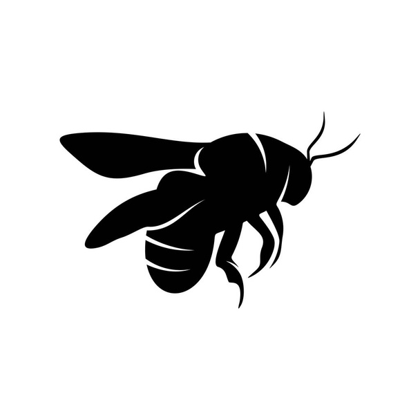 Вектор дизайна логотипа пчелы. Символ иконы. Шаблон
 - Вектор,изображение