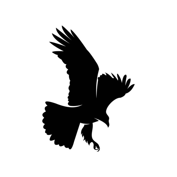 Diseño del logo del águila vector. Ilustración de plantilla de logo de águila
 - Vector, imagen