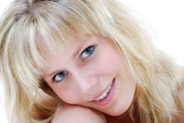 portrait of a beautiful blond woman - Foto, Imagem