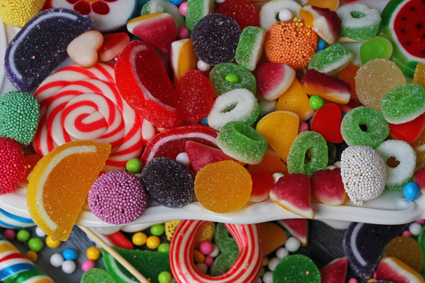 Zeer mooie kleine kleurrijke snoepjes - Foto, afbeelding