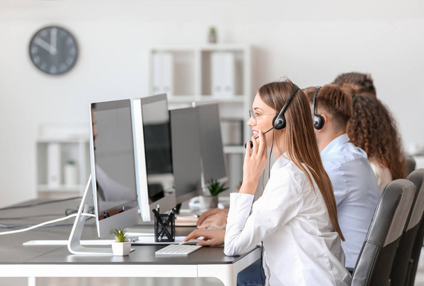 Technical support agents working in office - Photo, Image