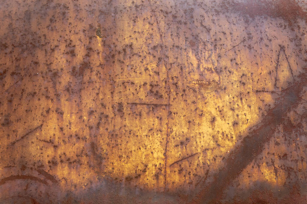 verweerde oude roestige metalen textuur - Foto, afbeelding