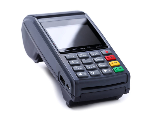 Pos terminal dispositivo para la lectura de tarjetas bancarias
 - Foto, Imagen