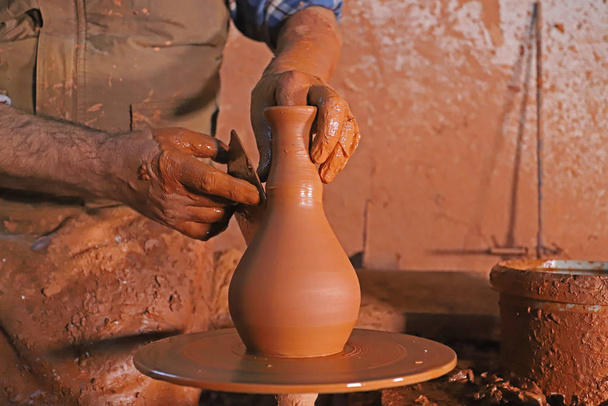 Turkey / zmir / Menemen 21. November. 2018 professsional pottery workshop - Fotoğraf, Görsel