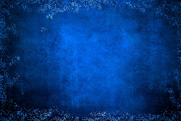 Color of the year 2020 classic blue, blank background. - Photo, Image