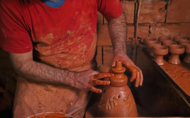 Pottery production, professsional pottery production - Photo, Image