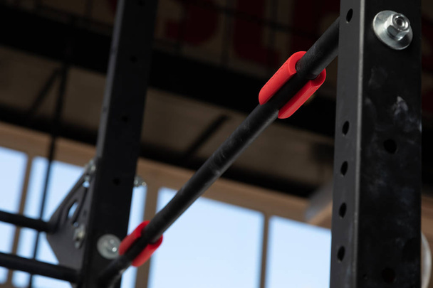 horizontal bar in sport gym - Photo, Image