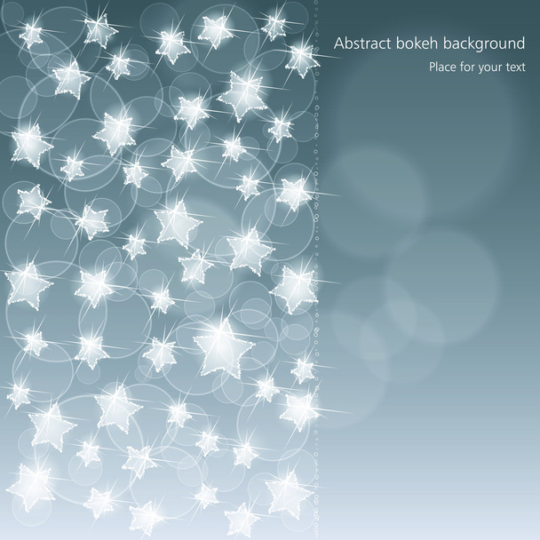 sanfte Bokeh Hintergrund mit Sternen - Vektor, Bild