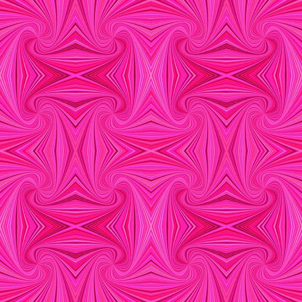 Roze psychedelische naadloze gestreepte spiraal vortex patroon achtergrond - Vector, afbeelding