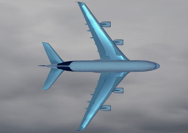 nowoczesny samolot - Zdjęcie, obraz