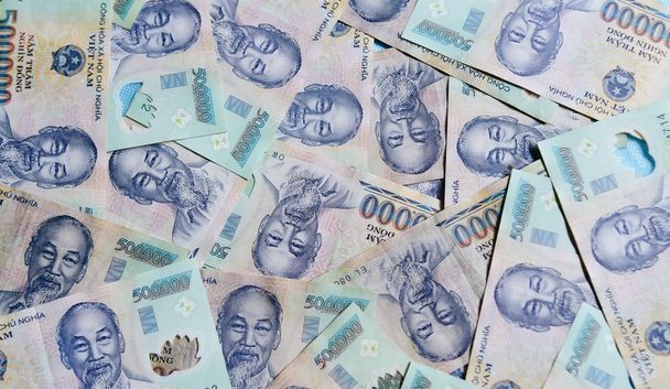 Vietnamese paper money 500,000 VND  - Photo, Image