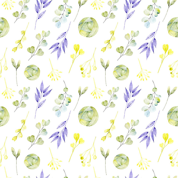 Elegant seamless pattern with yellow flowers romantic, rose, seamless, spring, summer, swatch, textile, texture, vintage, wallpaper - Zdjęcie, obraz