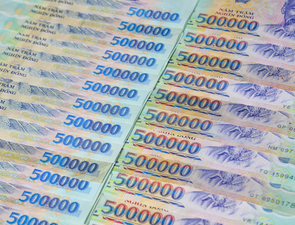 Papel moneda vietnamita 500.000 VND
  - Foto, Imagen