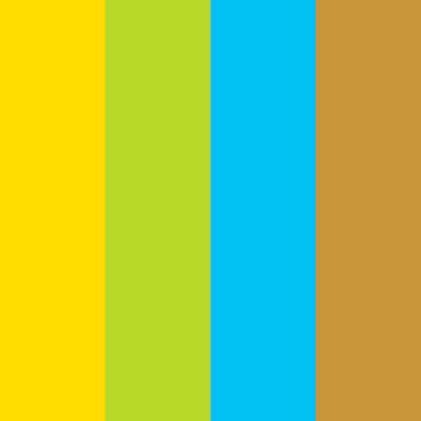 Unique conceptual bright color scheme palette of 4 swatches for matching color design. Spring, summer harmony solutions for manufacturing color design ideas, fashion, interior, decoration home. - ベクター画像