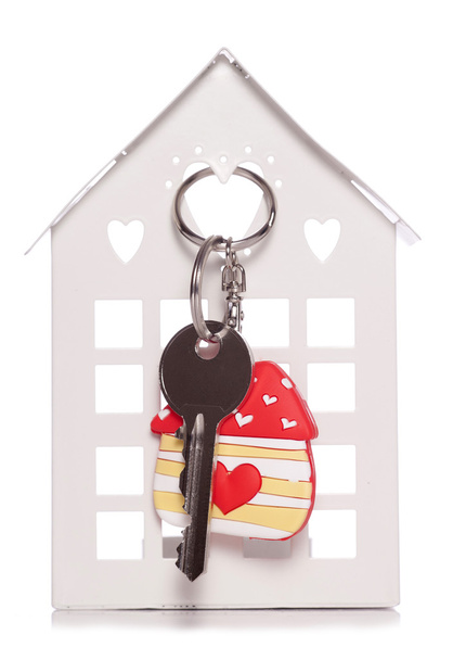 love home keyring and door key - Photo, Image