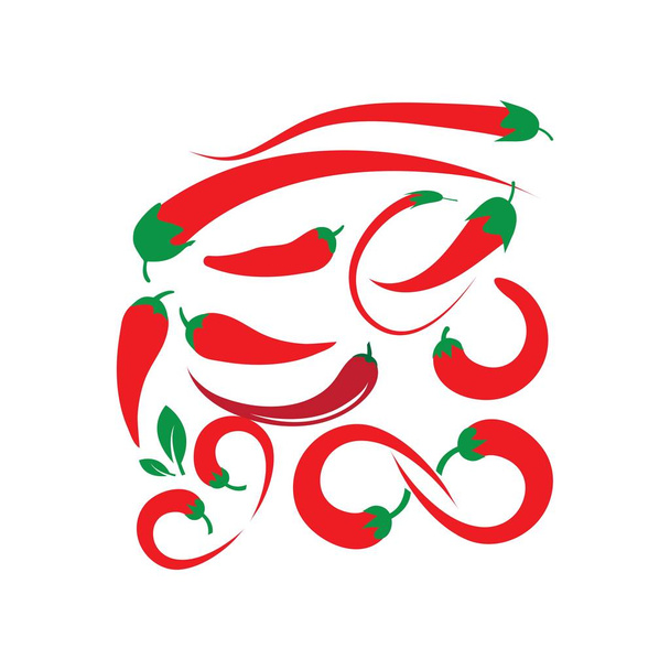 Chili logo vektör  - Vektör, Görsel