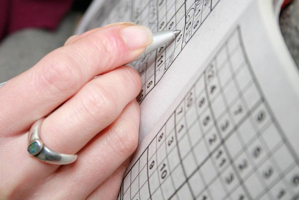 Sudoku, konzeptionelles Brainstorming-Spiel  - Foto, Bild
