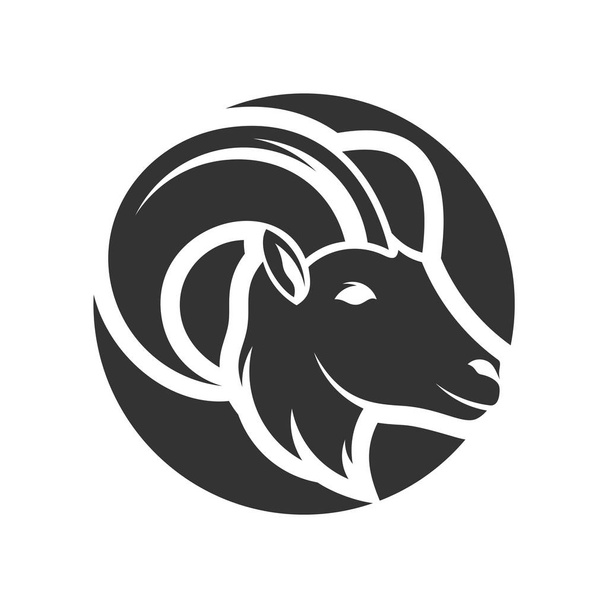 Goat Logo Design Vector. Goat logo Template - Vector, Image