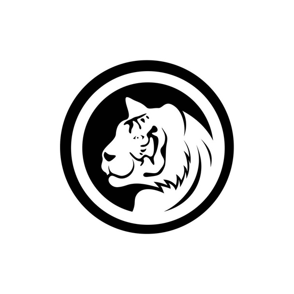 Вектор дизайну логотипу тигра. Логотип тигра Шаблон
 - Вектор, зображення