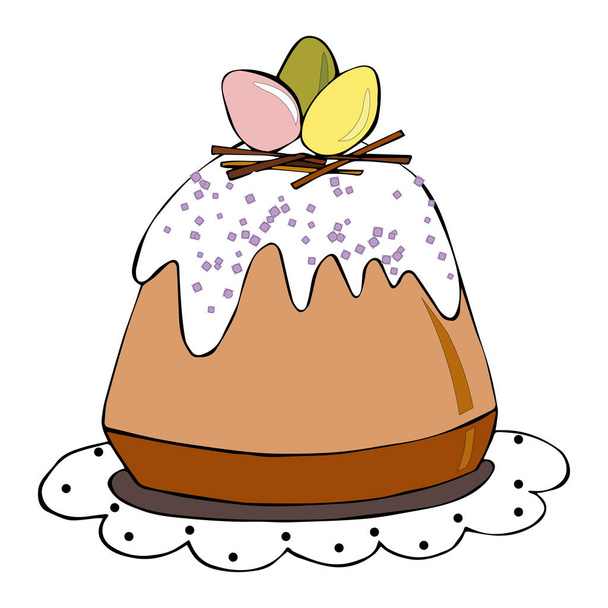 Easter cake - Вектор, зображення