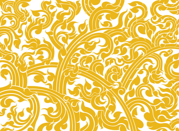 Ταϊλάνδης τέχνη στυλ pattern - Διάνυσμα, εικόνα