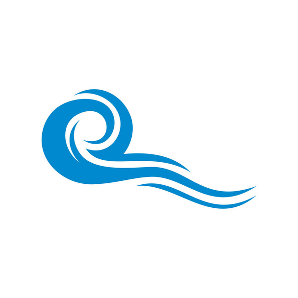 Water Wave logo suunnittelu vektori. Kuvakesymboli. Malli. Esimerkki:
 - Vektori, kuva