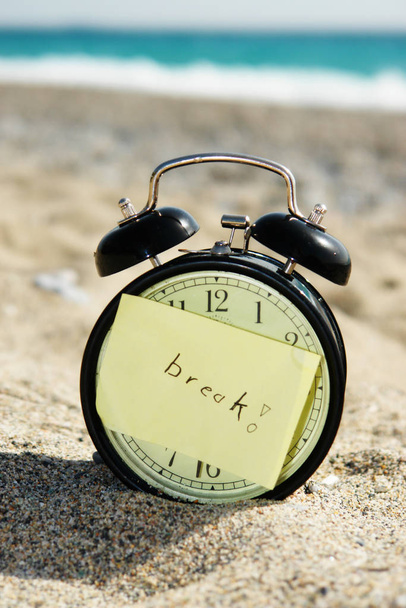 Closeup of clock, time flow concept - Фото, изображение