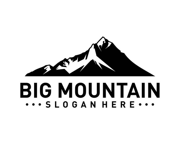 Vector del logotipo de Big Mountain. Plantilla de logotipo de montaña. Ilustración
 - Vector, Imagen