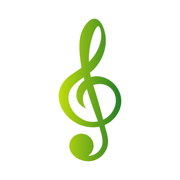 Nota musicale Logo Design Concept Vector. Nota Riproduci modello di logo musicale. Simbolo dell'icona. Illustrazione
 - Vettoriali, immagini