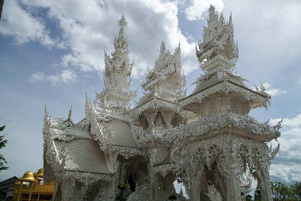 Chiang Rai, Thailand - August 09, 2017 : White Temple Wat Rong Khun - Photo, Image