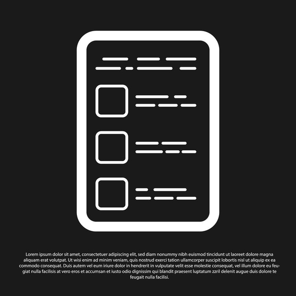 Nero Crea schermo account sull'icona del telefono cellulare isolato su sfondo nero. Illustrazione vettoriale
 - Vettoriali, immagini