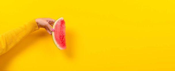 watermelon panoramic mockup - Valokuva, kuva