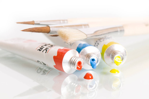 paint brush, art equipment - Фото, зображення