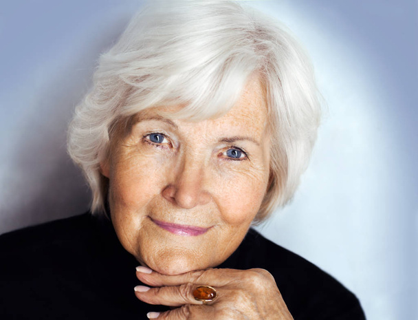 senior portrait,close-up - Фото, изображение