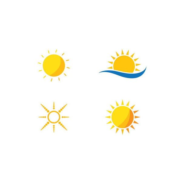 ilustracja słońce wektor logo - Wektor, obraz