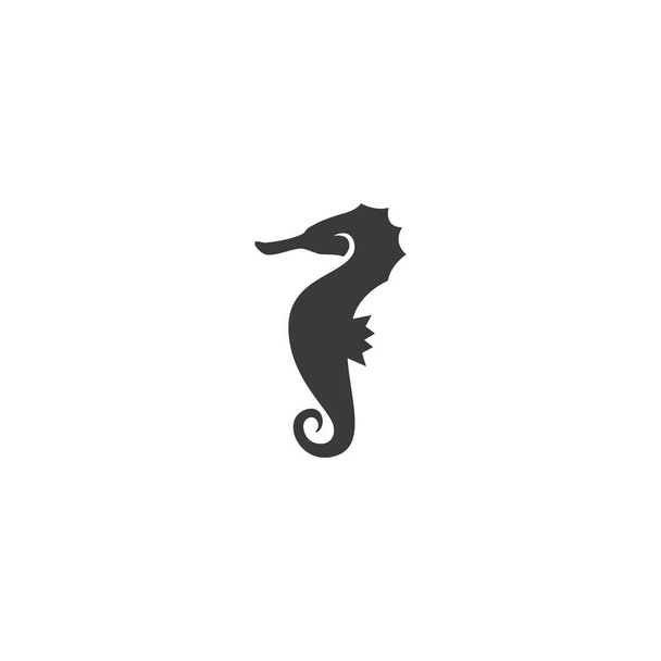 Deniz atı illüstrasyon logo vektörü - Vektör, Görsel